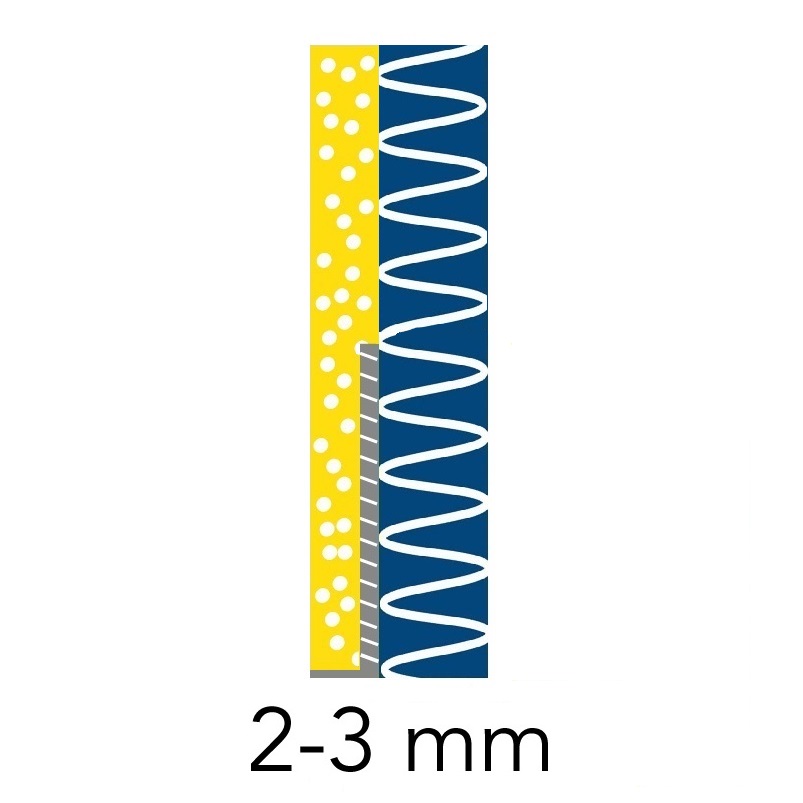 STOPPROFIEL MET WAPENINGSNET -3mm