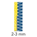 STOPPROFIEL MET WAPENINGSNET -3mm