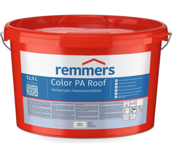 Remmers Color PA Roof / Cementgolfplaten Zwart 12.5L