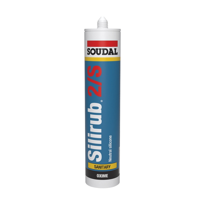 SOUDAL, Silirub 2S (sanitair), koker 300ml