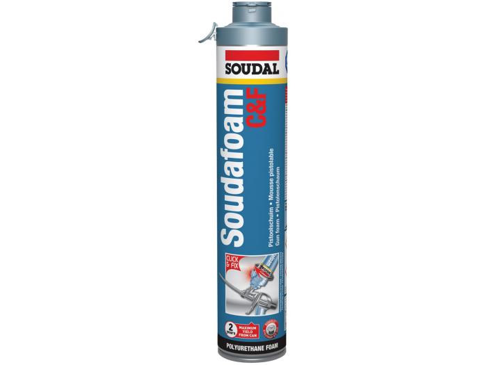 SOUDAL, Soudafoam click&amp;fix BE, 750ml