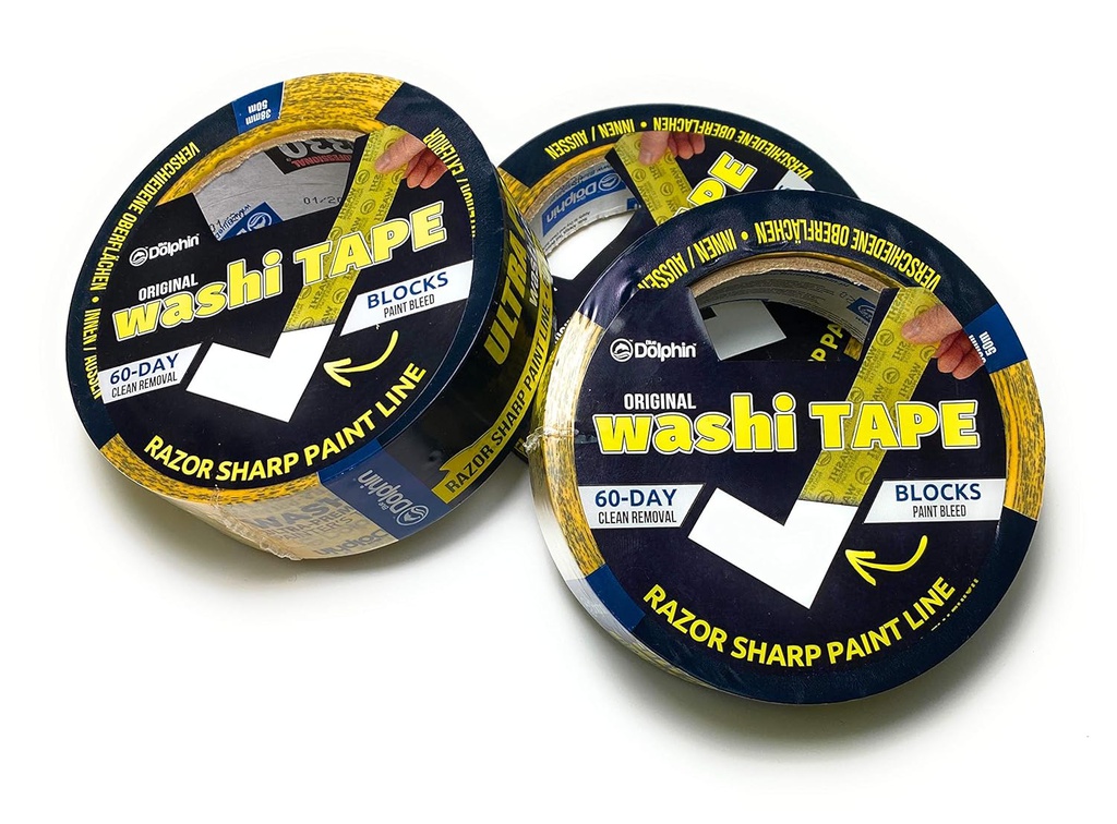 WASHI Tape - Ultra Premium rijstpapier schilders Tape
