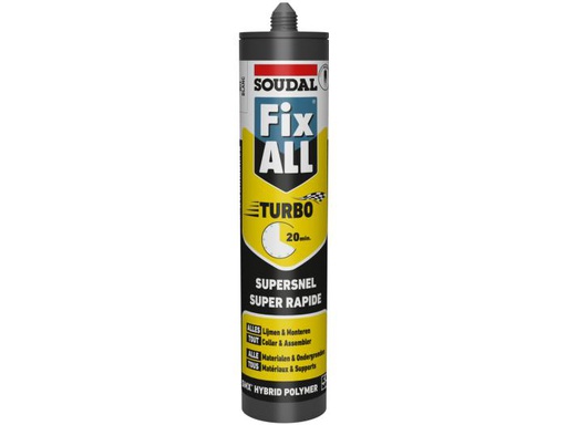 [124806] SOUDAL, FIX ALL Turbo Zwart, 290ml